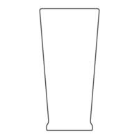 beer glass icon vector