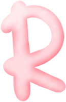 English alphabet R png