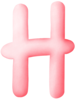 English alphabet H png