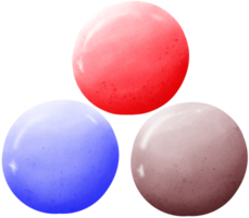 3 pièces de bonbons ou caramel au beurre png