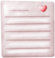 carta per Scrivi messaggi di amore png