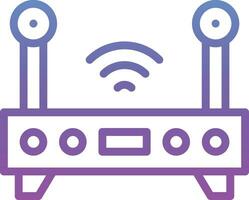 icono de vector de enrutador wifi