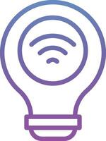 Smart Bulb Vector Icon