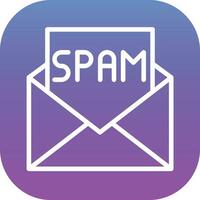 Spam Email Vector Icon
