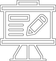 Whiteboard Vector Icon