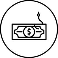 Currency Phishing Vector Icon