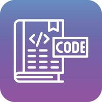 Coding Book Vector Icon