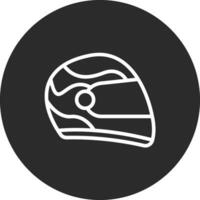 Racing Helmet Vector Icon