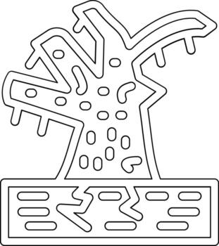Desertification Vector Icon