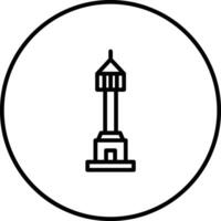 Trajans Column Vector Icon