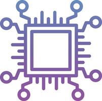 Brain Chip Vector Icon