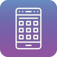 Mobile App Vector Icon