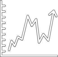 Trend Chart Vector Icon