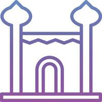 Dubai Gate Vector Icon