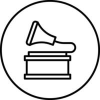 Gramophone Vector Icon