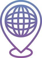 Worldwide Location Vector Icon
