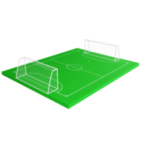 fútbol americano campo clipart plano diseño icono aislado en transparente fondo, 3d hacer deporte y ejercicio concepto png