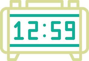 Digital Clock Vector Icon
