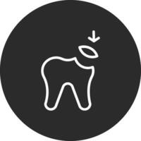 dental relleno vector icono