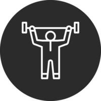 Weight Lifting Vector Icon