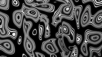Monochrome spinning fluid texture. Design. Abstract black and white streamlined shapes rotating background. photo