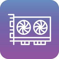 Graphics Card Vector Icon