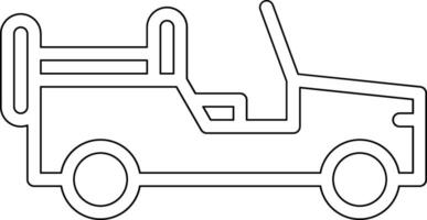 Army Car Vector Icon