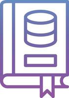 Library Database Vector Icon