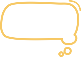 colorida pastel amarelo cor discurso bolha balão, ícone adesivo memorando palavra chave planejador texto caixa bandeira, plano png transparente elemento Projeto