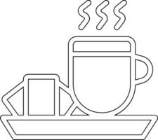 icono de vector de desayuno