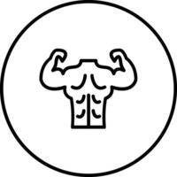 Back Muscle Vector Icon