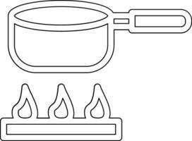 Water Boil Vector Icon