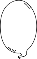 svart och vit Tal bubbla ballong, ikon klistermärke PM nyckelord planerare text låda baner, platt png transparent element design