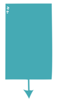 coloré pastel vert Couleur discours bulle ballon avec La Flèche indiquer, icône autocollant note mot-clé planificateur texte boîte bannière, plat png transparent élément conception