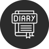 Diary Vector Icon