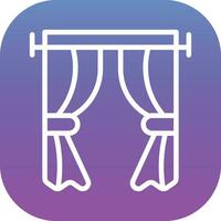 Curtains Vector Icon