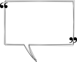 zwart en wit toespraak bubbel ballon met citaat merken, icoon sticker memo trefwoord ontwerper tekst doos banier, vlak PNG transparant element ontwerp