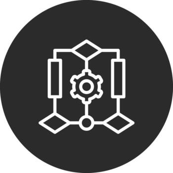 diseño algoritmo vector icono