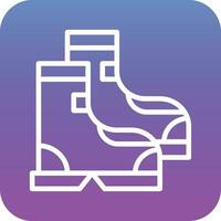 Electrician Boots Vector Icon