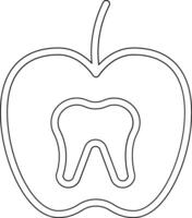 Tooth Nutrition Vector Icon