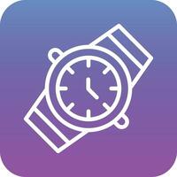 icono de vector de reloj de pulsera