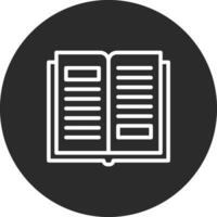 Open Book Vector Icon