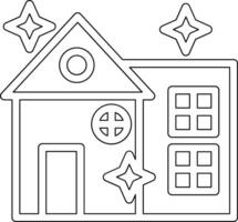 Clean House Vector Icon