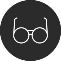 icono de vector de gafas