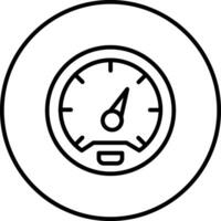 Tachometer Vector Icon