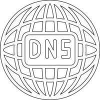 dns vector icono