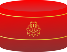 Red display element for Chinese new year PNG