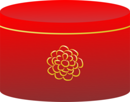 Red display element for Chinese new year PNG