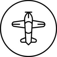 Monoplane Vector Icon