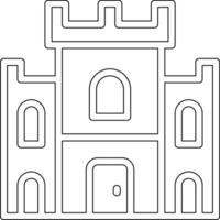 icono de vector de castillo